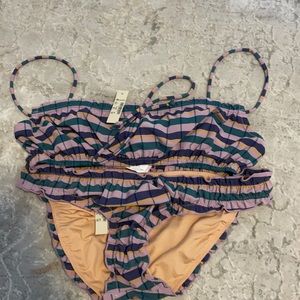 NWT Madewell Bathing Suit Bikini Set